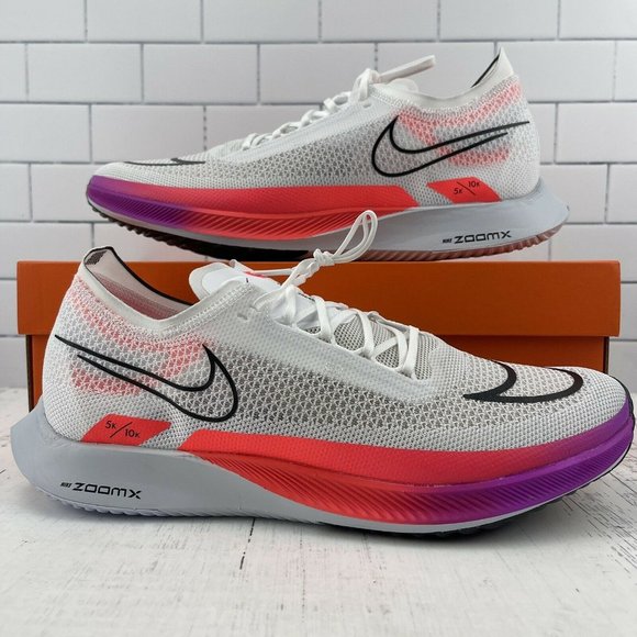 Nike Running Shoes Size 13 Mens ZoomX Streakfly 5K 10K Crimson Lightweight Race - Picture 2 of 11